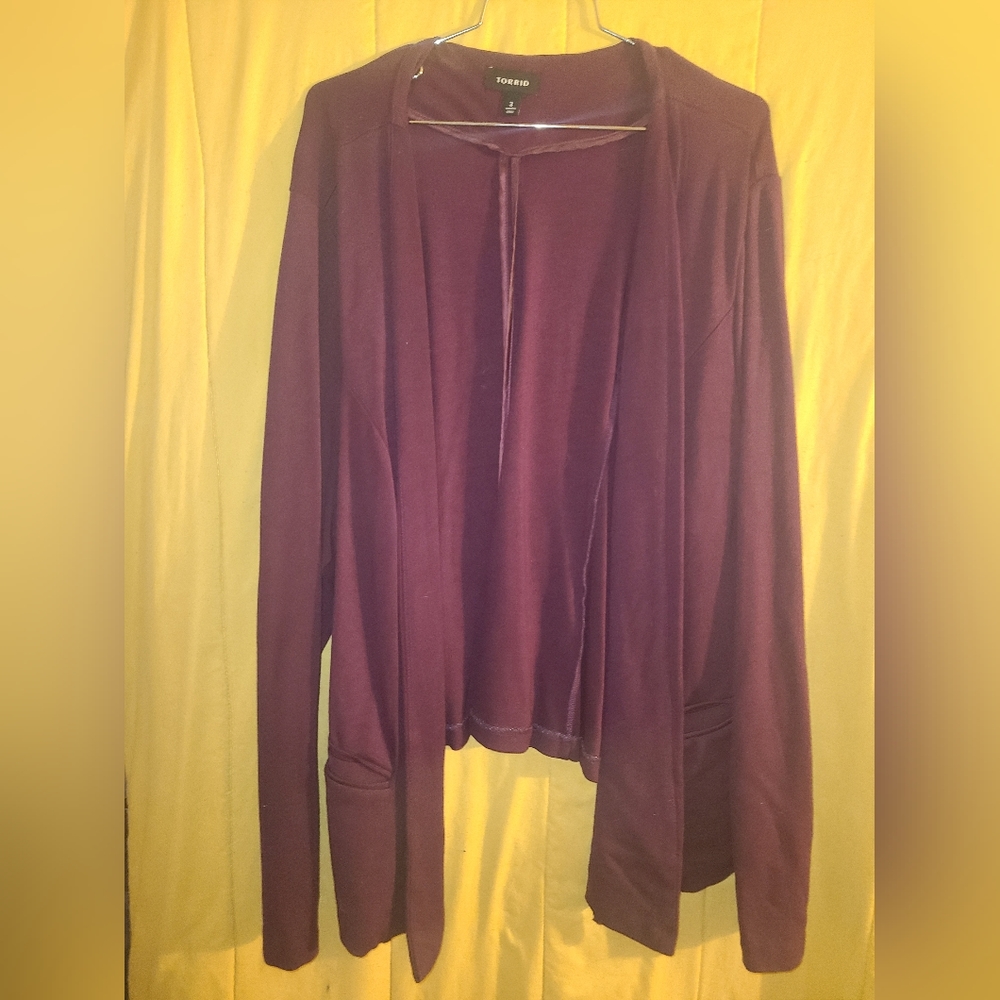 Torrid purple blazer size 3